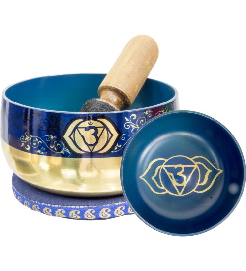 Third Eye Chakra Small Singing Bowl Set