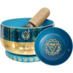 Throat Chakra Small Singing Bowl Set