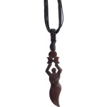 Wood Goddess Large Pendant