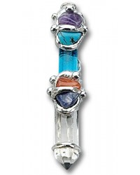 Aquarius Zodiac Mini Wand Pendant