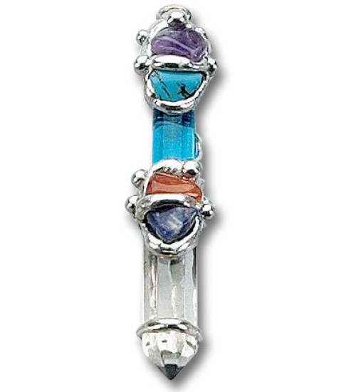 Aquarius Zodiac Mini Wand Pendant