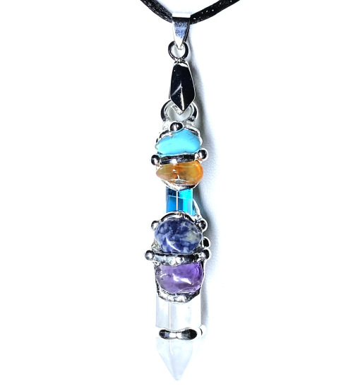 Aquarius Zodiac Mini Wand Pendant