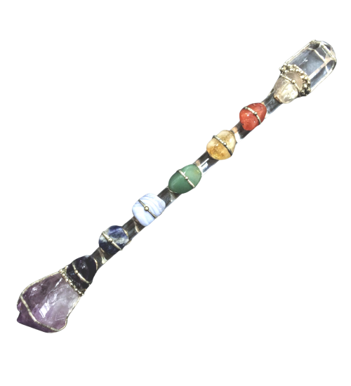 Chakra Balancing Large Crystal Wand for Energy Work