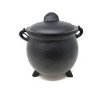 Cast Iron 8 Inch Cauldron with Lid