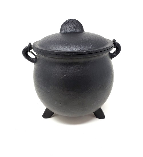 Cast Iron 8 Inch Cauldron with Lid