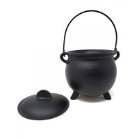 Cast Iron 8 Inch Cauldron with Lid