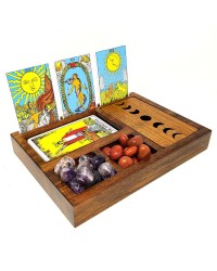 Triple Moon Tarot Altar Box