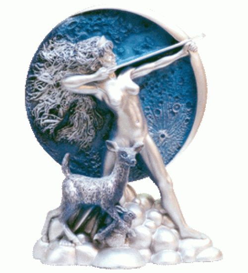 Diana the Huntress of the Moon Statue