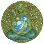 Gaia Mother Earth Wall Plaque