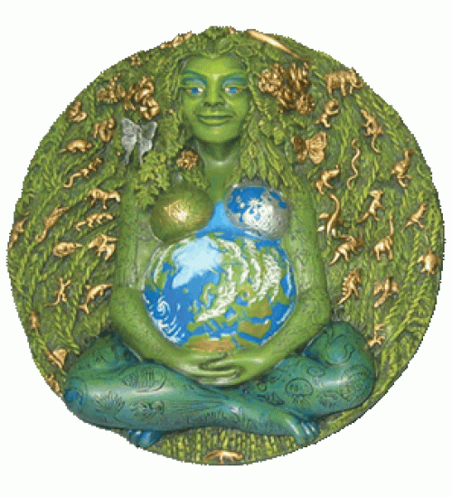 Gaia Mother Earth Wall Plaque