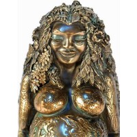 Gaia Mother Earth Statue - Bronze