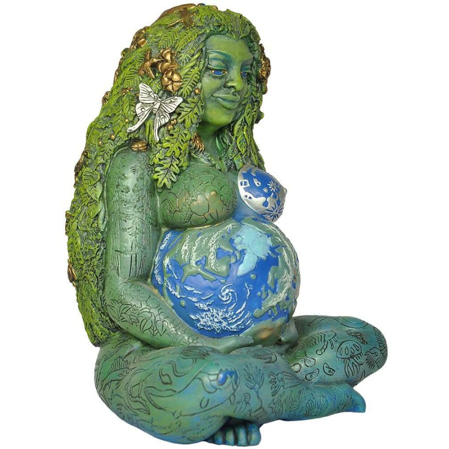Millennial Gaia Statue by Oberon Zell - Mother Earth Gaia Wicca Statue