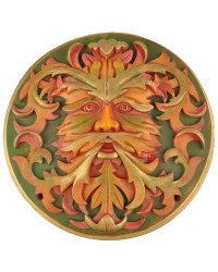 Green Man Autumn Plaque