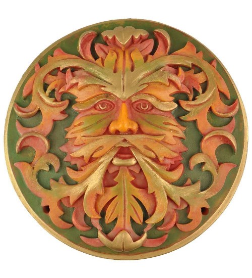 Green Man Autumn Plaque