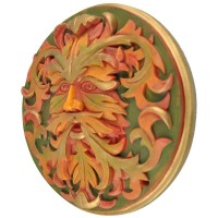 Green Man Autumn Plaque