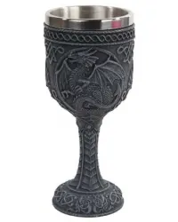 Rampant Dragon Wine Goblet