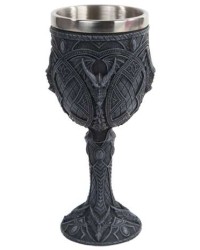 Horned Dragon Gothic Wine Goblet