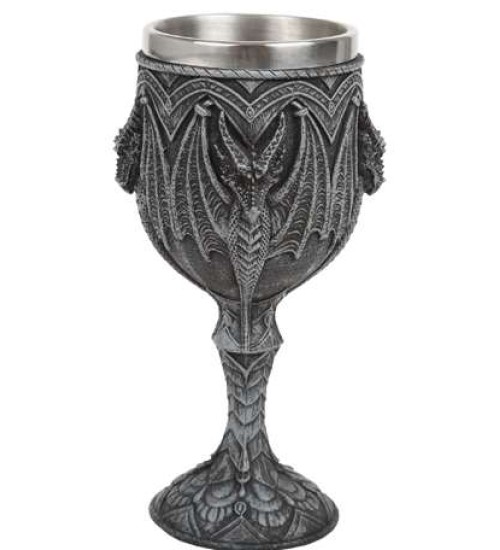 Gothic Dragon Wine Goblet