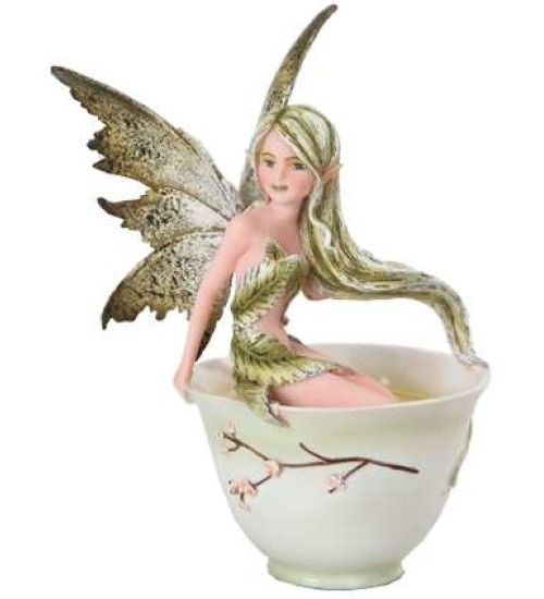 Green Tea Fairy Statue