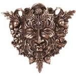 Greenman Bronze Resin Plaque