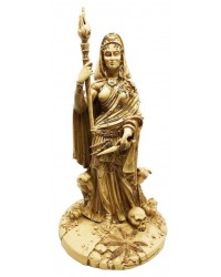 Hecate Greek Goddess of the Crossroads Bone Resin Statue