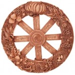 Pagan Wheel of the Year Wall Plaque