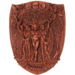 Triple Goddess Mother Maiden Crone Wall Plaque