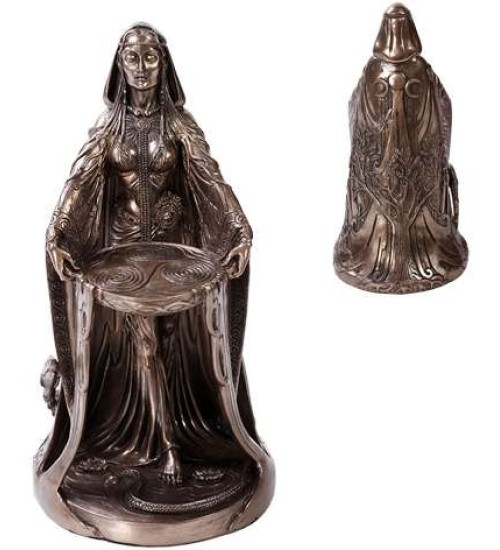 Danu Bronze Celtic Mother Goddess Statue