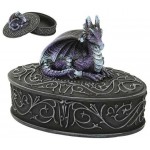 Purple Dragon Trinket Box