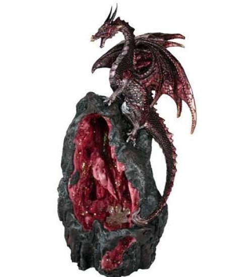 Red Dragon Backflow Incense Burner