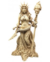 Hecate Greek Goddess of the Underworld Deity Statue