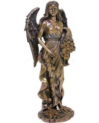 Lady Fortuna Greek Goddess Bronze Statue