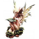 Forest Fairy with Baby Dragon Statue