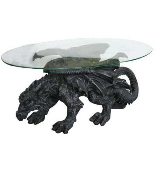 Shire Dragon Glass Topped Coffee Table