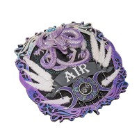 Magical Elements Plaque Set – Earth, Air, Fire, Water by Anne Stokes