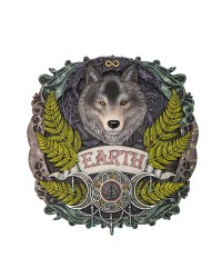 Magical Elements Plaque - Earth by Anne Stokes