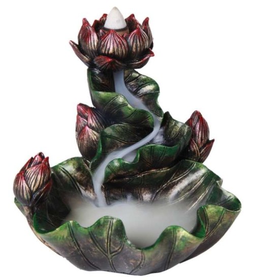 Lotus Flower Backflow Incense Burner