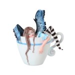 I Need Coffee Fairy Statue