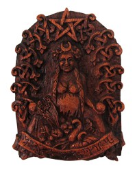 Habondia Celtic Goddess of Abundance Small Wall Plaque