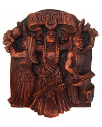 Brigid Celtic Goddess Wall Plaque