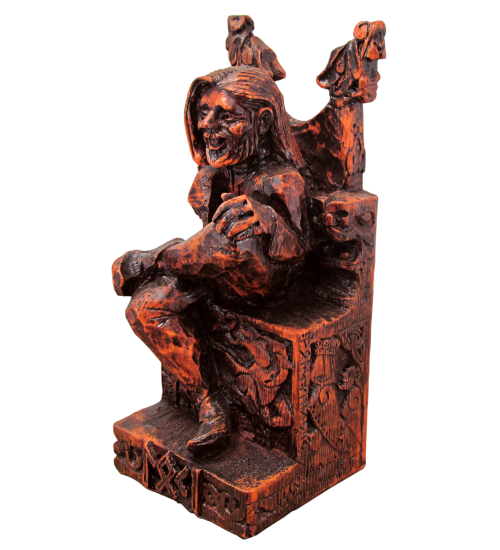 Loki, Norse Trickster God Seated Statue