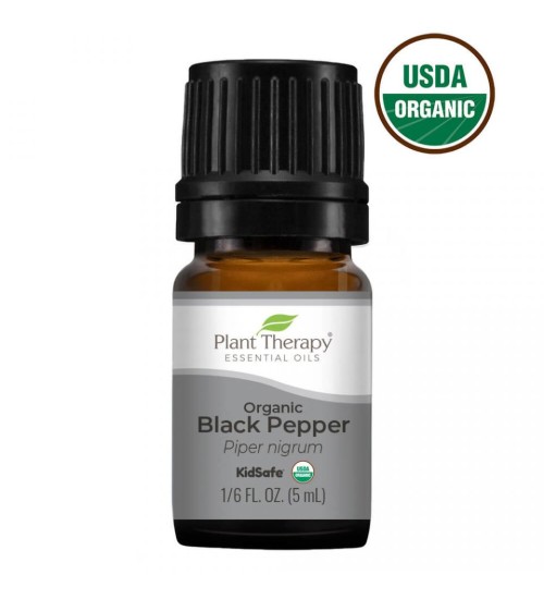 Black Pepper Organic Essential Oil for Pain Relief