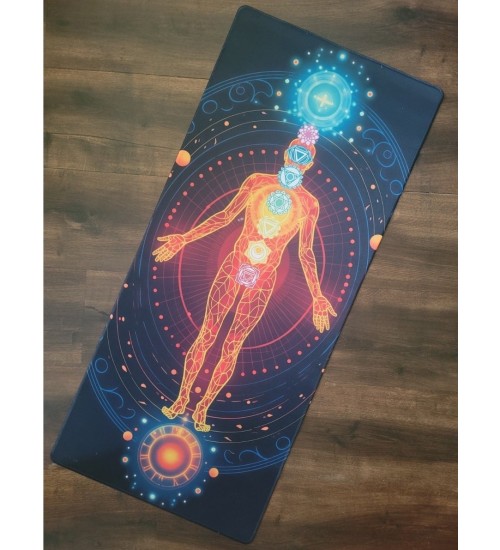 Distance Healing Mat with Chakras