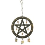 Pentacle Wind Chime with Bells