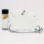 Dove Shaped Clay Oil Diffuser with Peace Oil