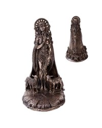 Brigid Bronze Finish Celtic Goddess Statue