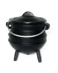 Cast Iron Mini Potjie Cauldron - 5 Oz