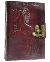 Unicorn Leather 7 Inch Journal with Latch