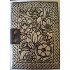Owl Black and Silver Book of Shadows Journal with Latch