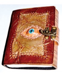 All Knowing Eye 7 Inch Leather Journal with Latch